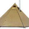 4 Persons 5lb Lightweight  Hot Tents with Stove Jack, 7'3" Standing Room, Teepee Tent for Hunting Family Team Backpacing Hiking