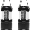 Battery Powered Camping Lantern ( 2 Pack )- 30 LED Hanging Lamp Lights | Waterproof Collapsible Lantern Flashlight for Tent Lights, Power Outages, Hurricane Emergency, Hiking