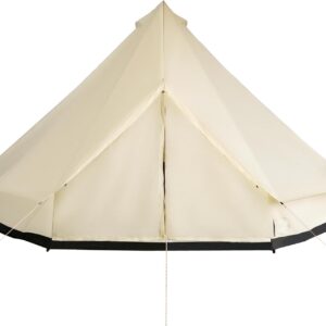 10-Person Yurt Tent Glamping Bell Tent with Spacious Interior, Breathable Waterproof Design, for Family Outdoor Camping, 16' x 16' x 10'